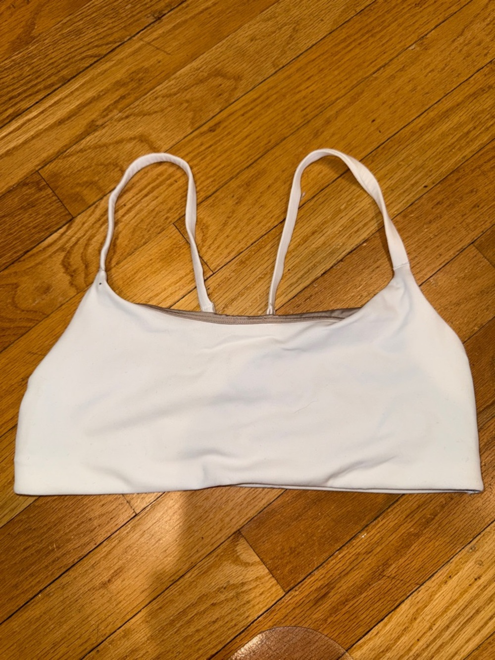 lululemon athletica White Scoop Bralette